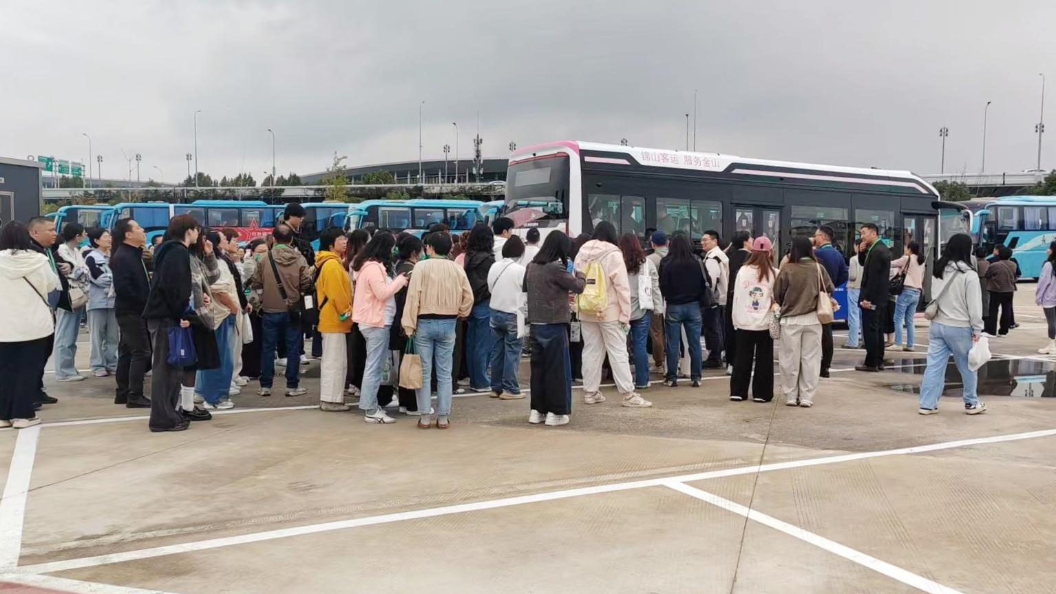 聚力服务进博，锦山客运应急响应、高效应对 封面图片